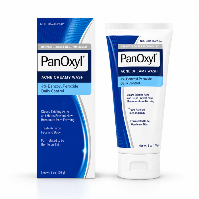 PanOxyl Acne Creamy Wash 4% – תרחיץ פנים לטיפול באקנה
